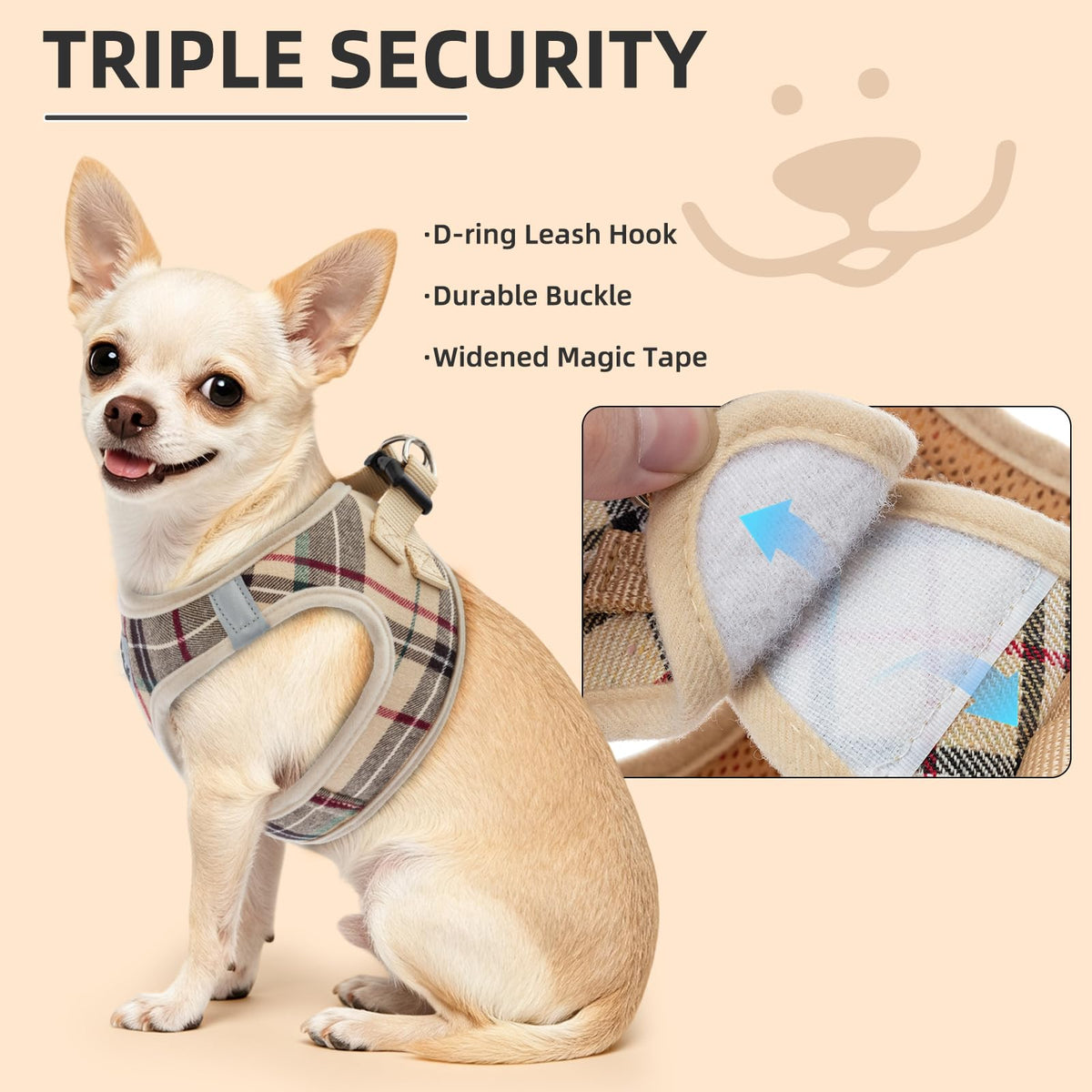 Dog Harness, Collar and Leash Set P835