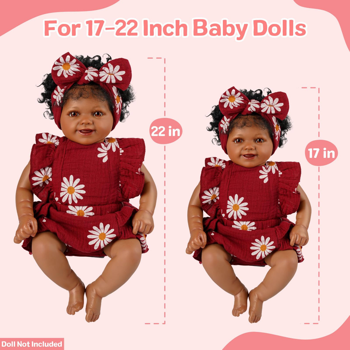 Reborn Baby Doll Clothes Set for 17-22 Inch Baby Dolls C3955
