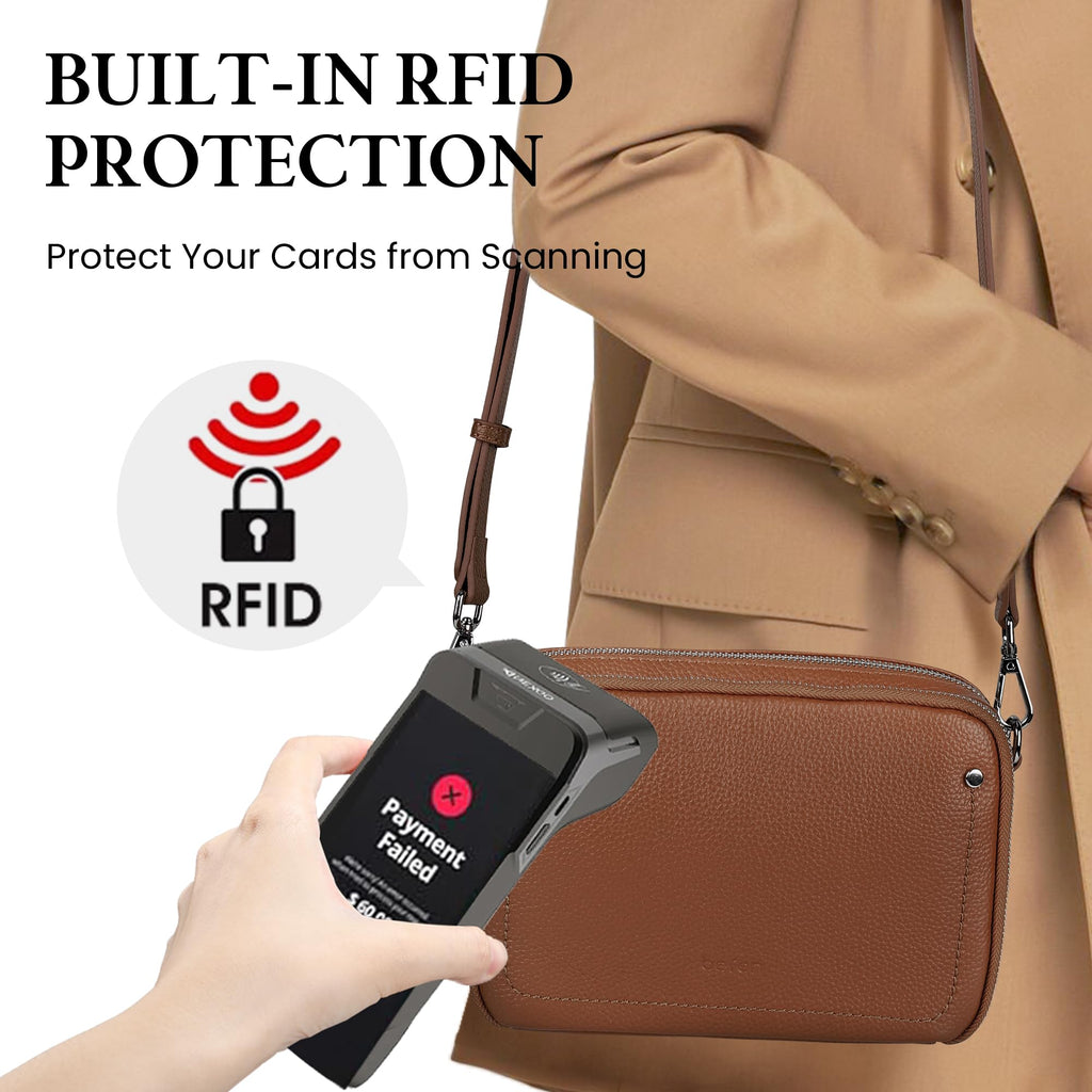 Genuine Leather Crossbody Bags F835