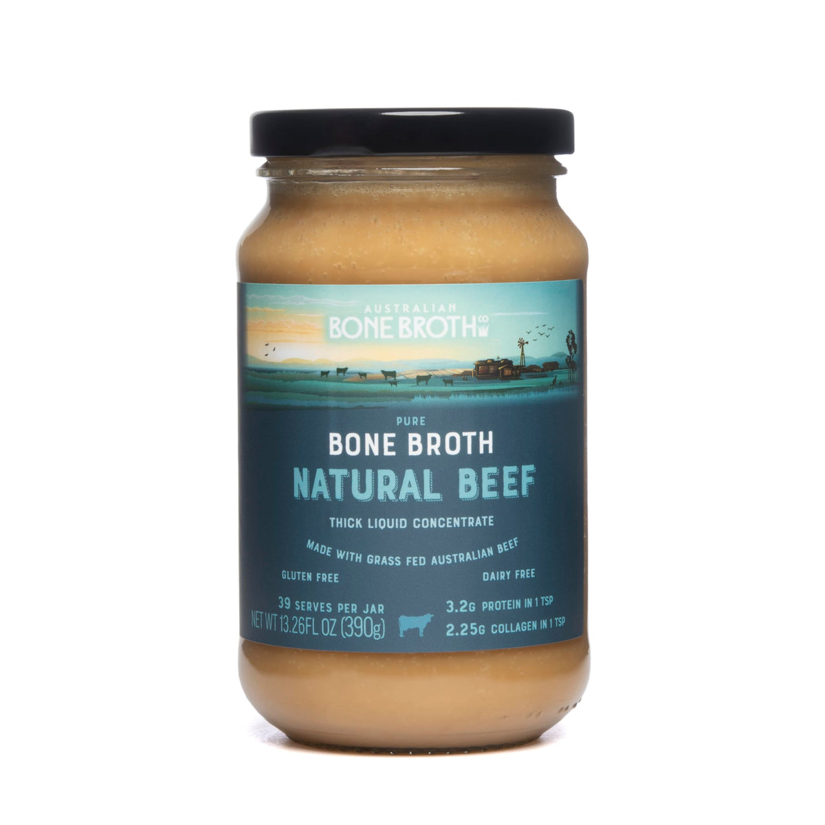 Natural Beef Bone Broth Concentrate 13.26 Floz X876