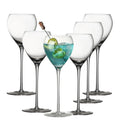 Hand Blown Crystal Cocktail Glasses Set of 6, 5.8Oz Clear Y869857