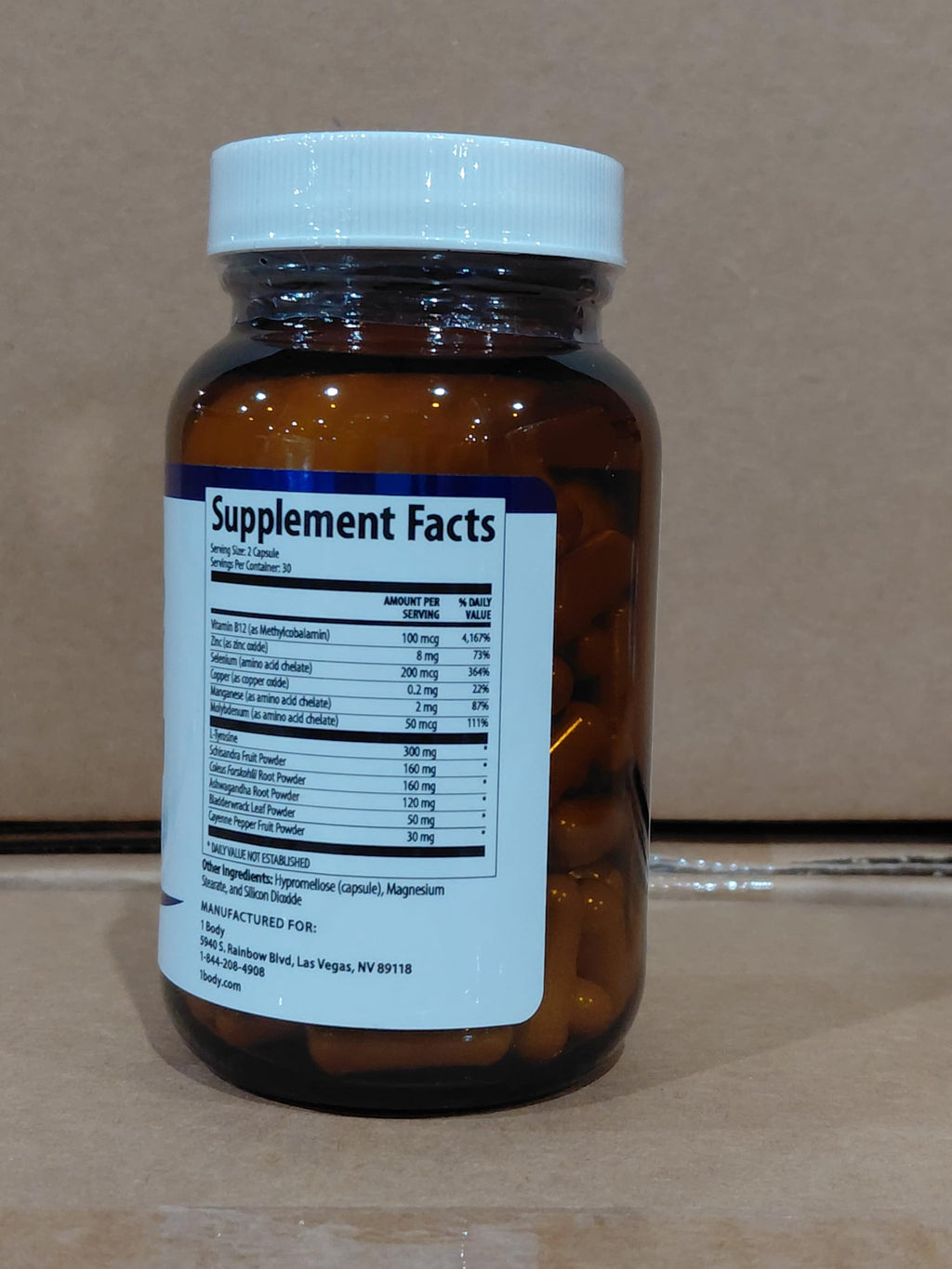 60 Vegan Thyroid Support Capsules K531