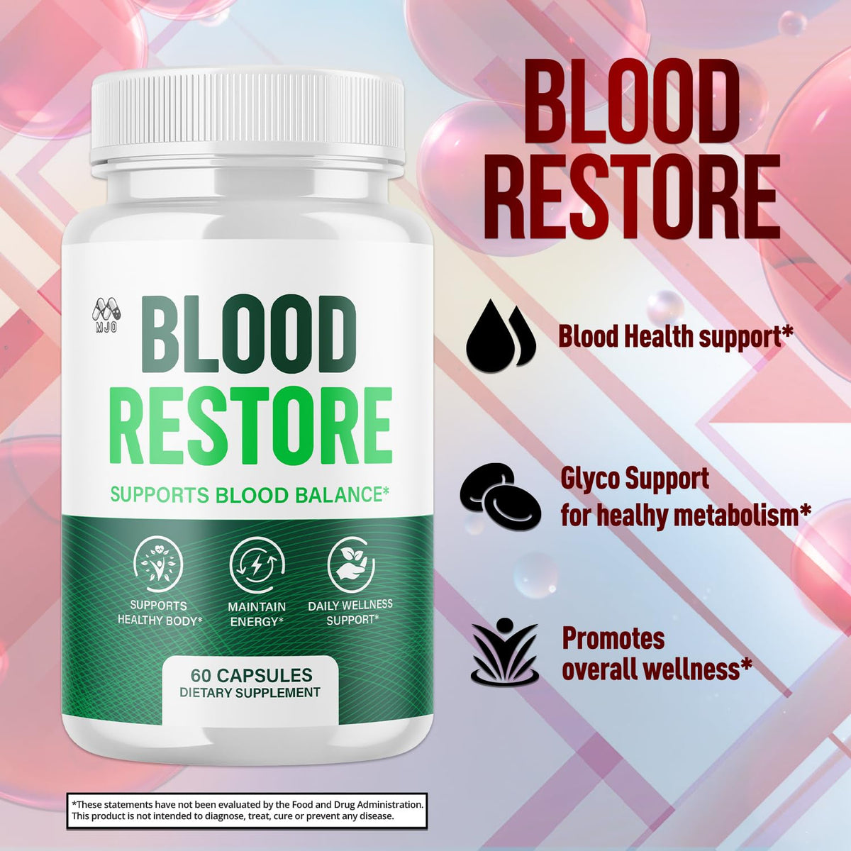 All Natural Blood Health Support Capsules 60 Capsules L178238