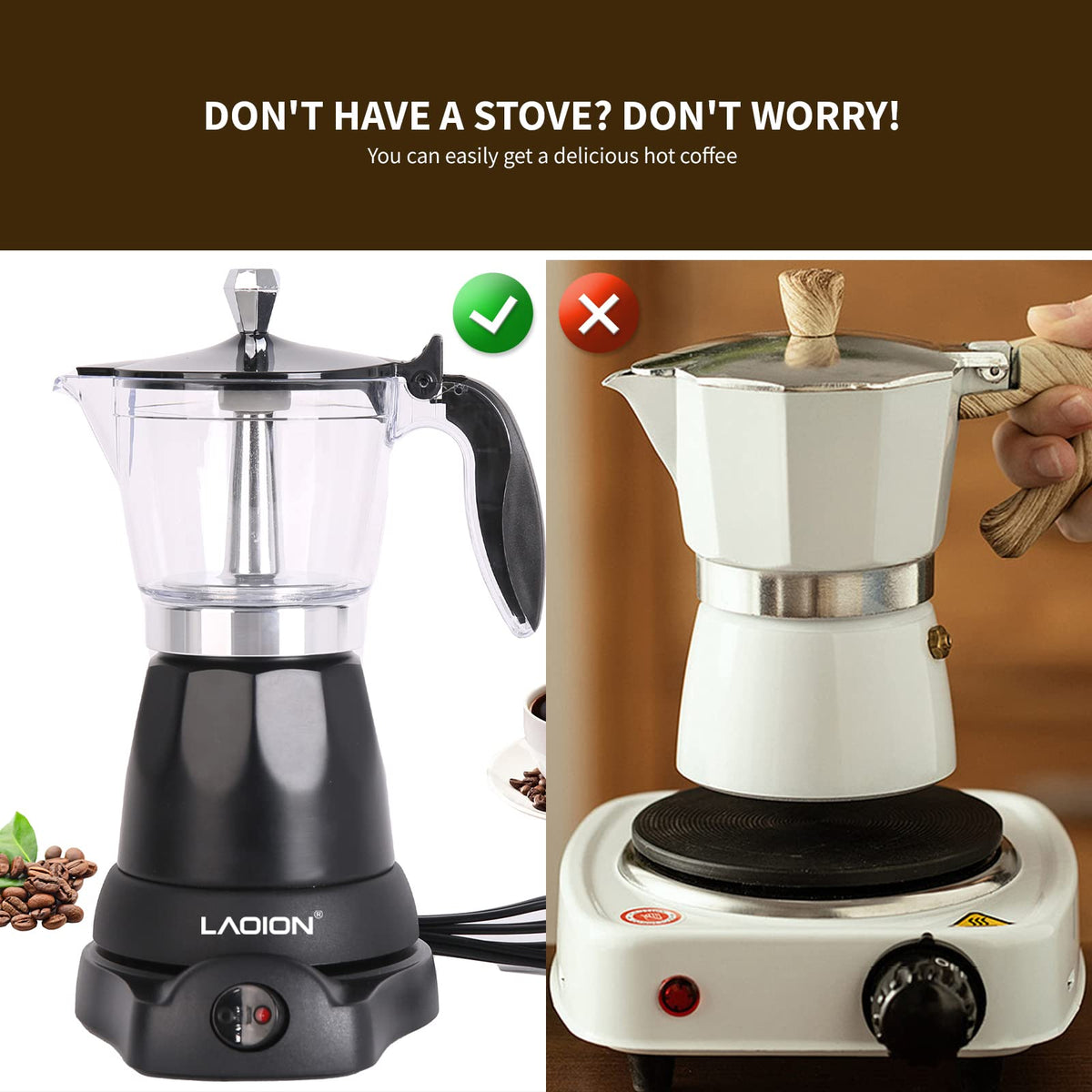 Electric Espresso Coffee Maker B124