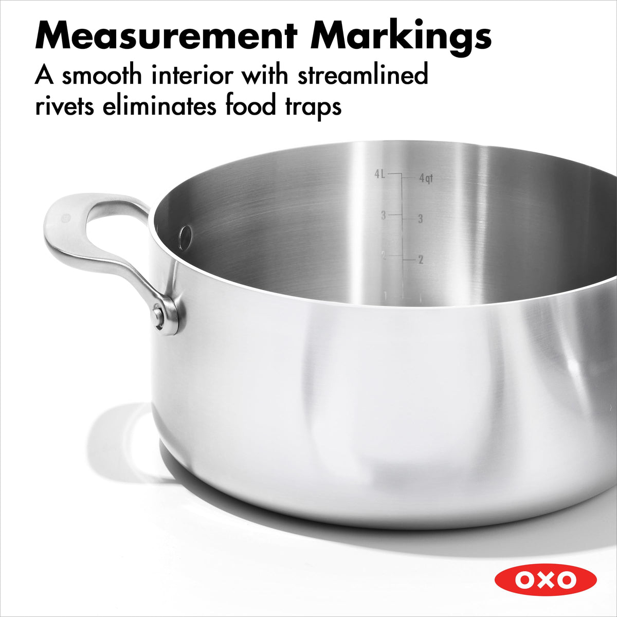 10 Piece Stainless Steel Cookware Set with Ceramic Nonstick Frying Pan I45761