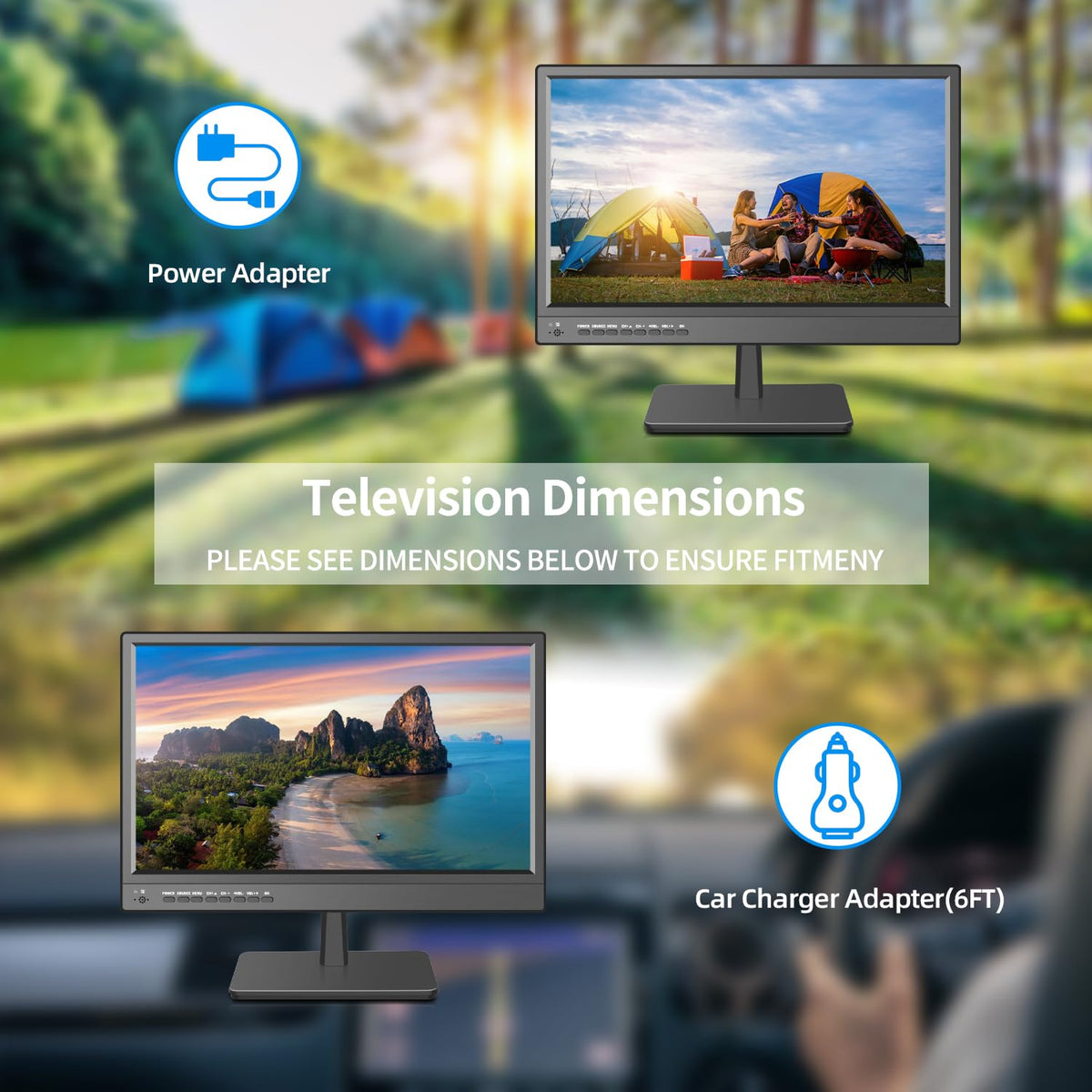17 inch HD LED TV with Antenna I126
