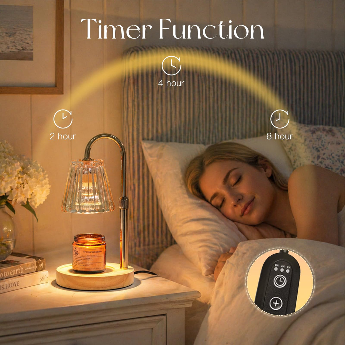 Candle Warmer Lamp with Timer N13814