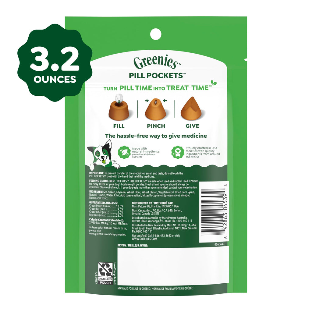 Chicken Flavor Small Dog Treats 3.2 oz I451