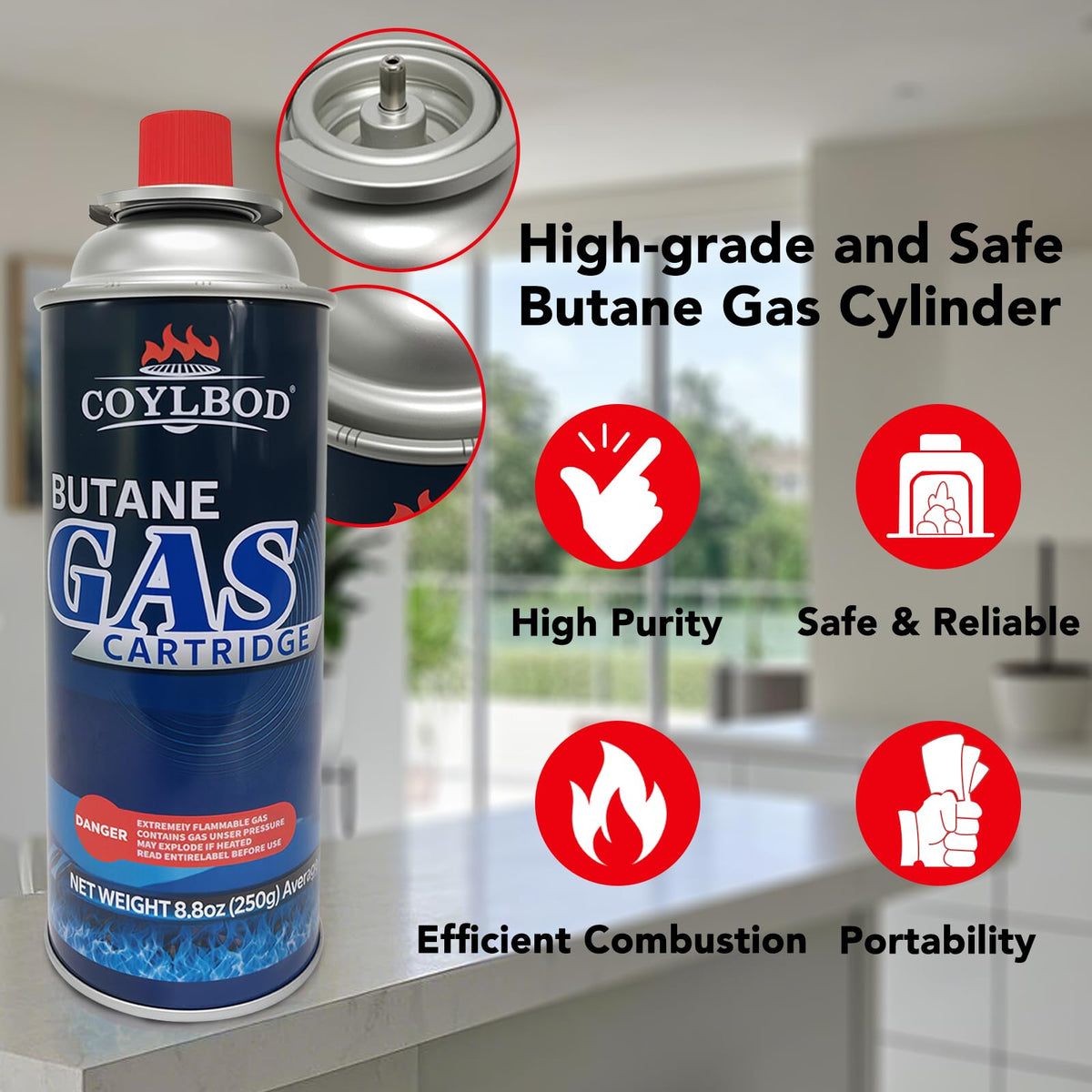 Butane Fuel Canister P608