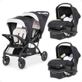 Double Stroller & 2 Car Seats R7137