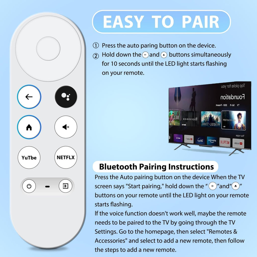 Replacement Remote for Google Chromecast E466303