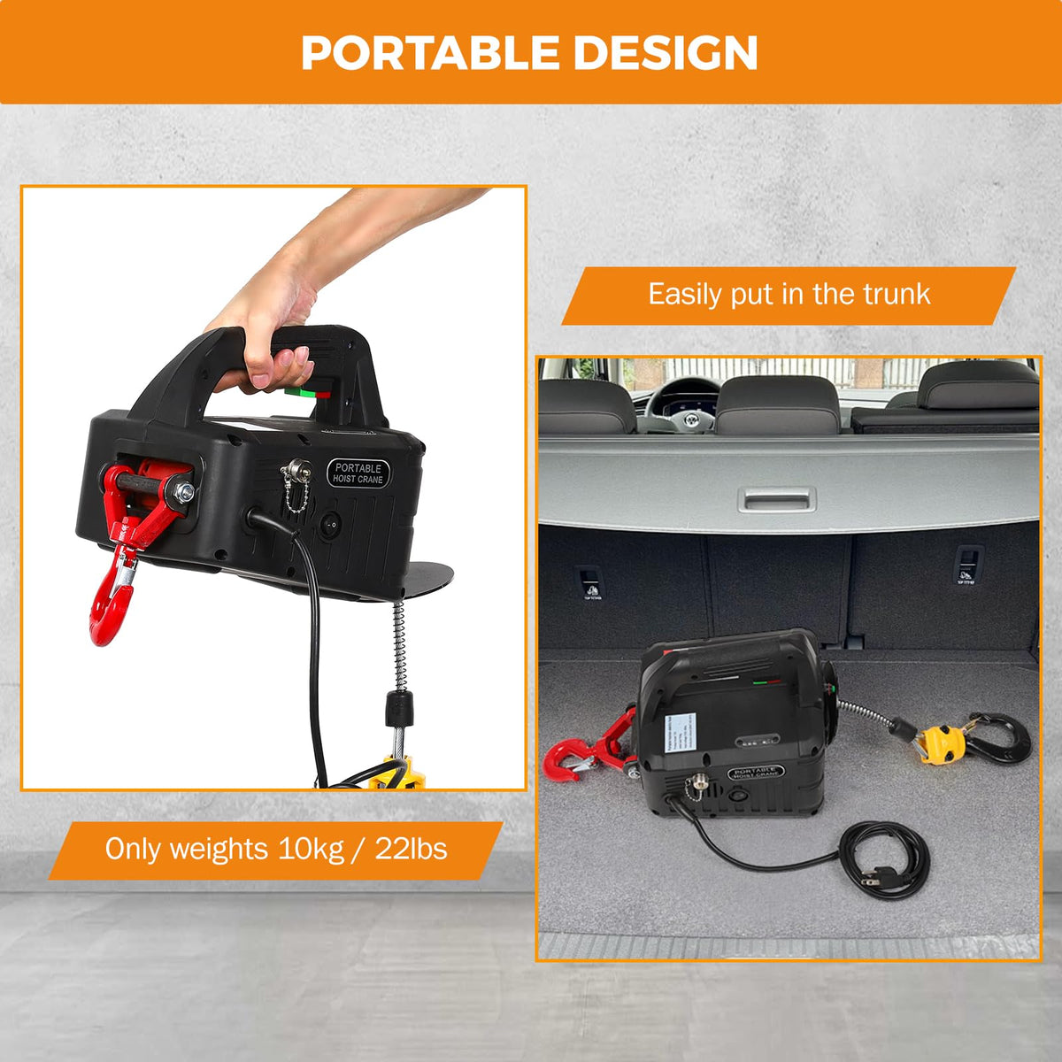 3-in-1 Portable Electric Hoist P500368