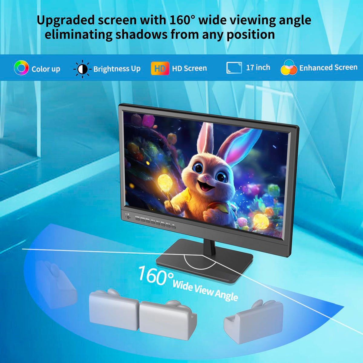 17 inch HD LED TV with Antenna I126