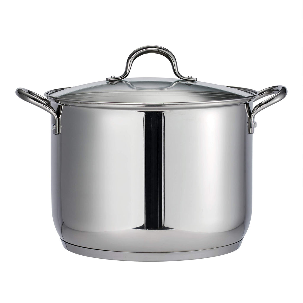 16-Quart Stainless Steel Stock Pot with Lid Y241986