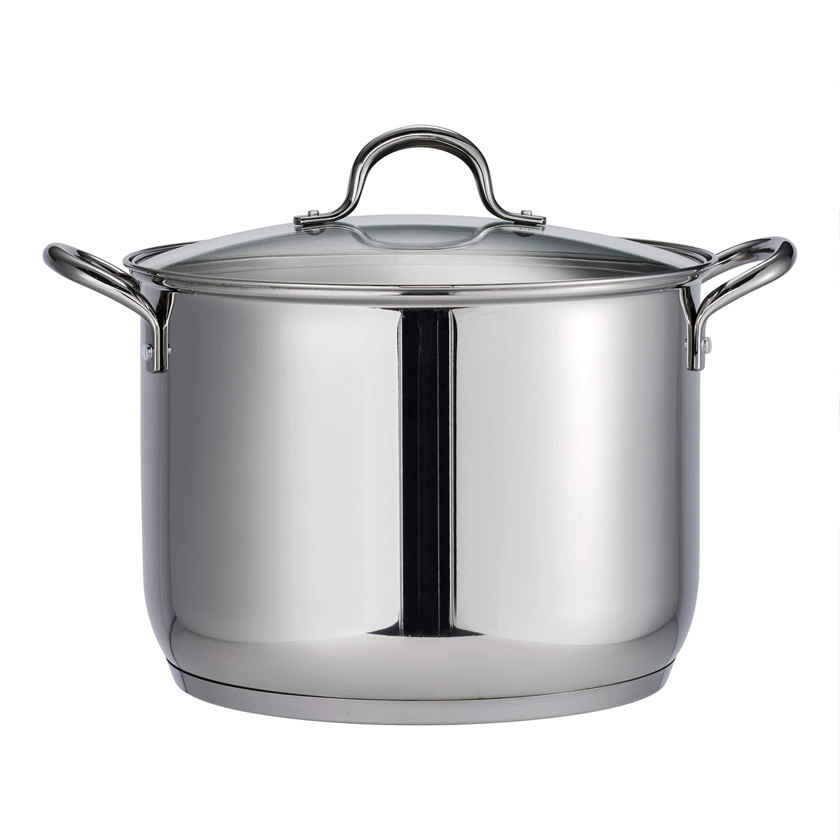 16-Quart Stainless Steel Stock Pot with Lid Y241986