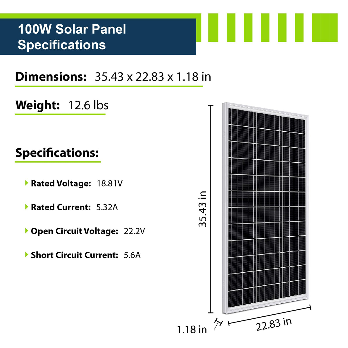 200W 12V Solar Panel Kit with 50Ah LiFePO4 Battery and 30A MPPT Charge Controller X5518