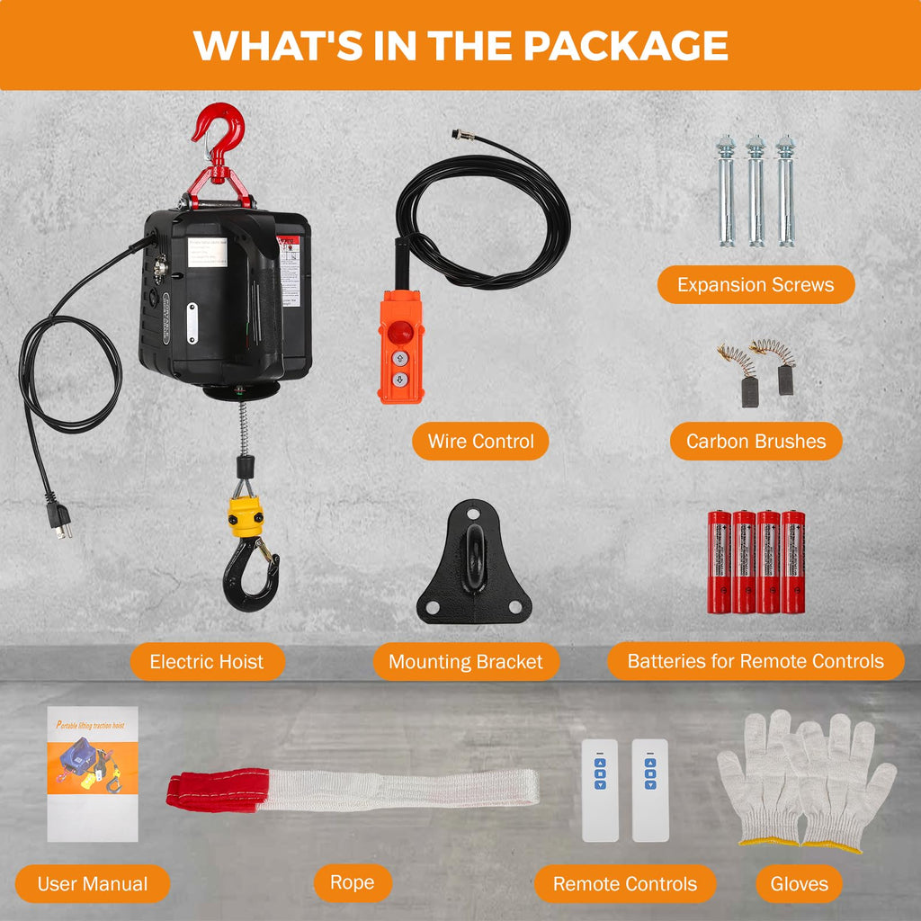 3-in-1 Portable Electric Hoist P500368