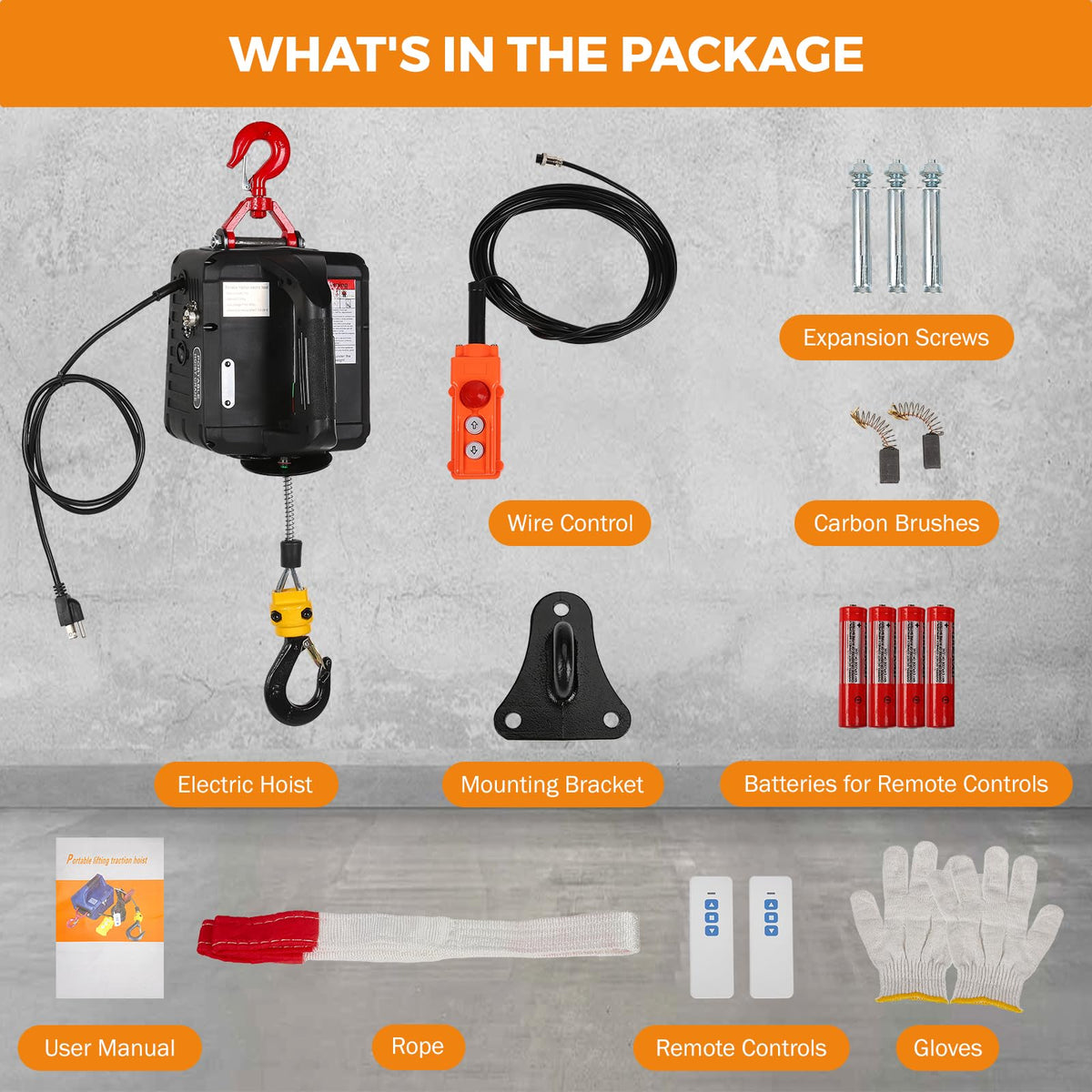 3-in-1 Portable Electric Hoist P500368
