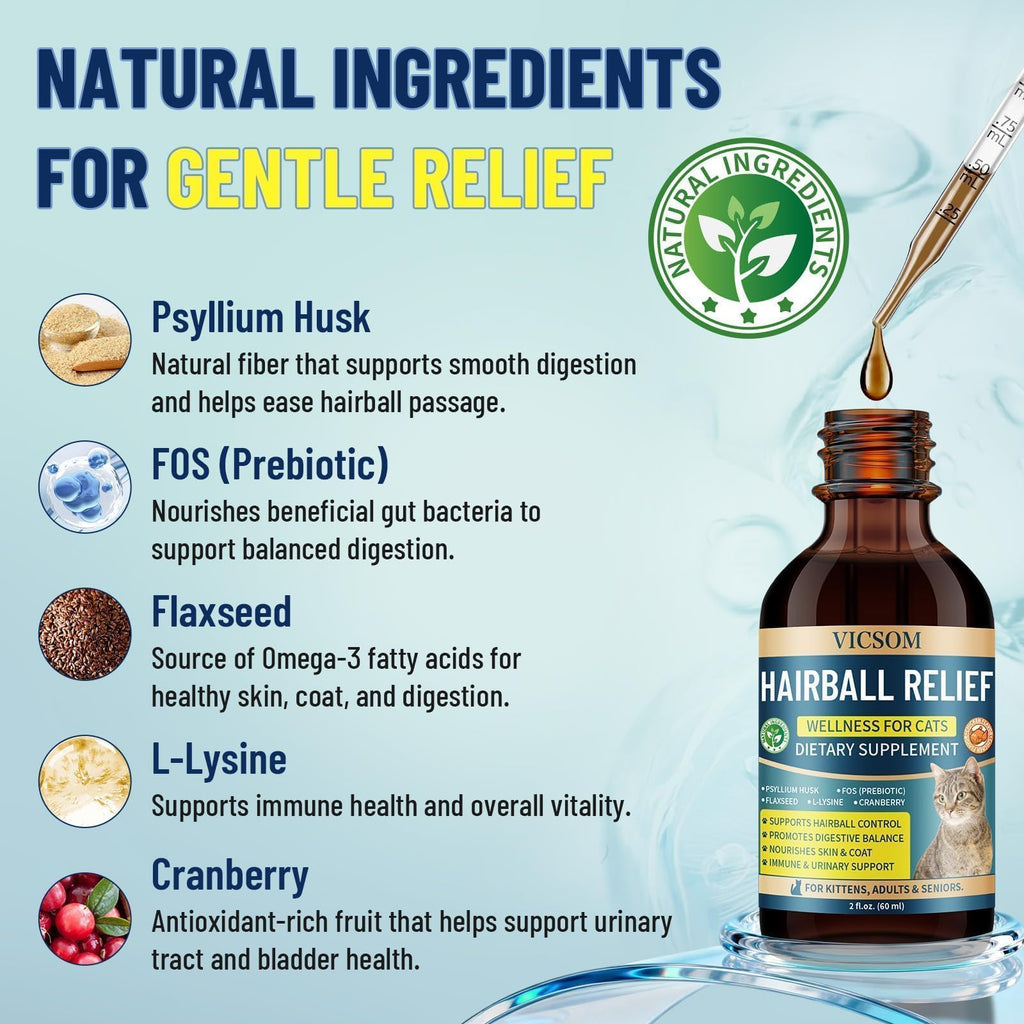 Cat Hairball Remedy Drops 2 Fl Oz I8319
