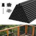 Black Aluminum Deck Balusters 32in x 3/4in 100 Pack P28614