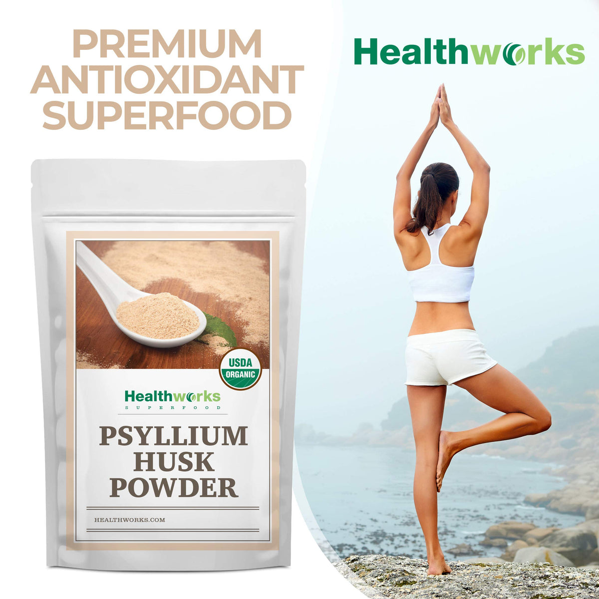 Organic Psyllium Husk Powder 2 lb T801