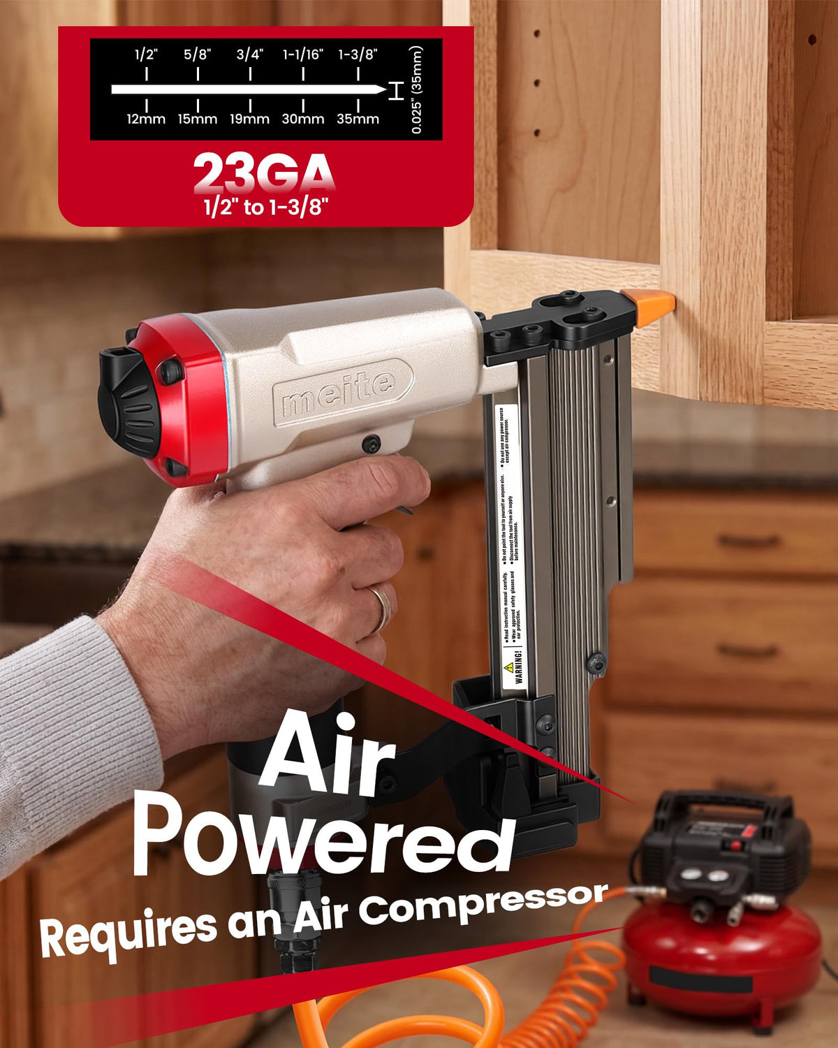 23 Gauge Pneumatic Headless Pin Nailer S804984