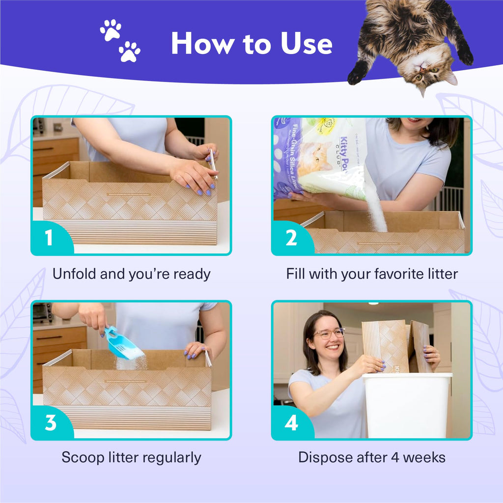 Disposable Cat Litter Box 2-Pack Y670310