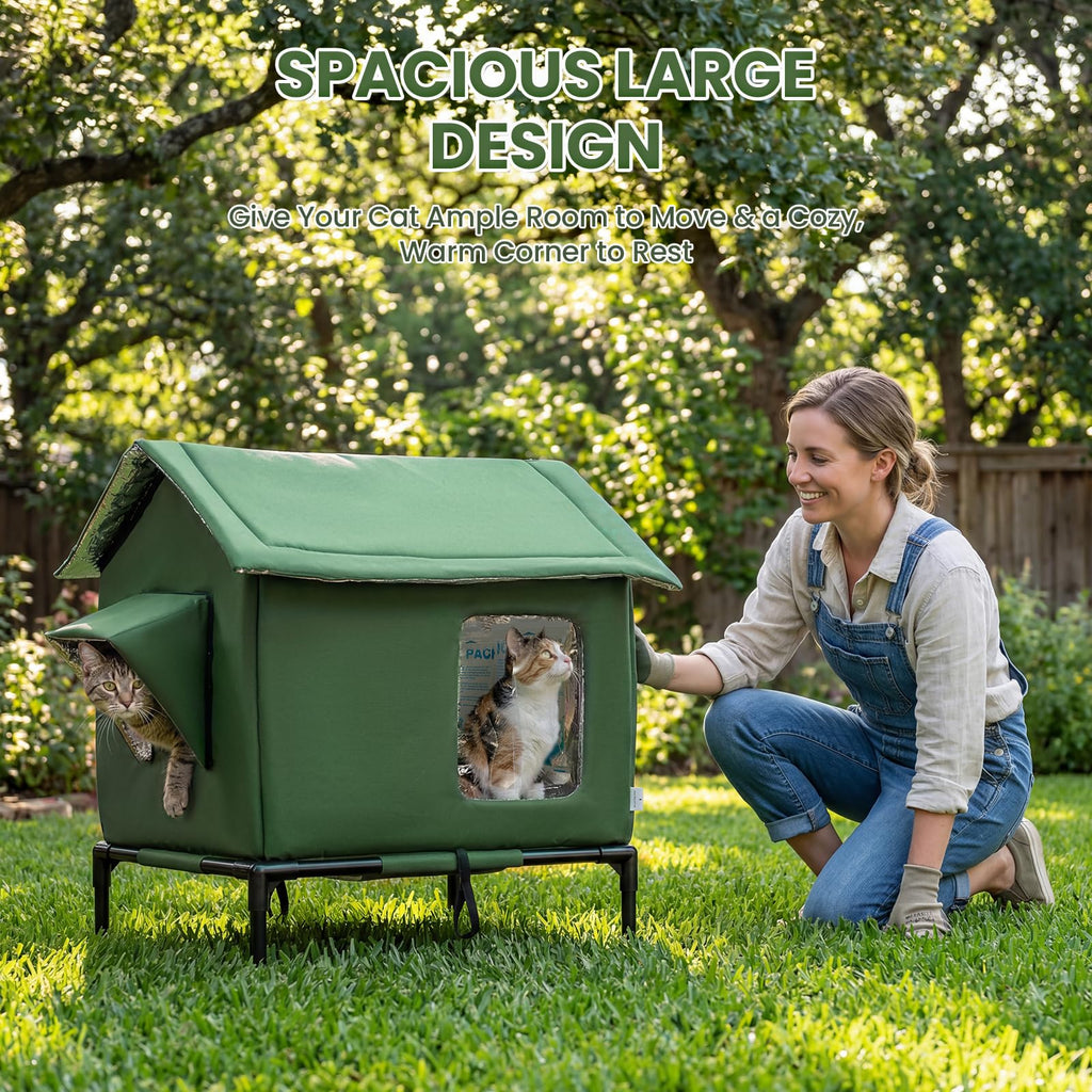 Weatherproof Insulated Cat Shelter V772206