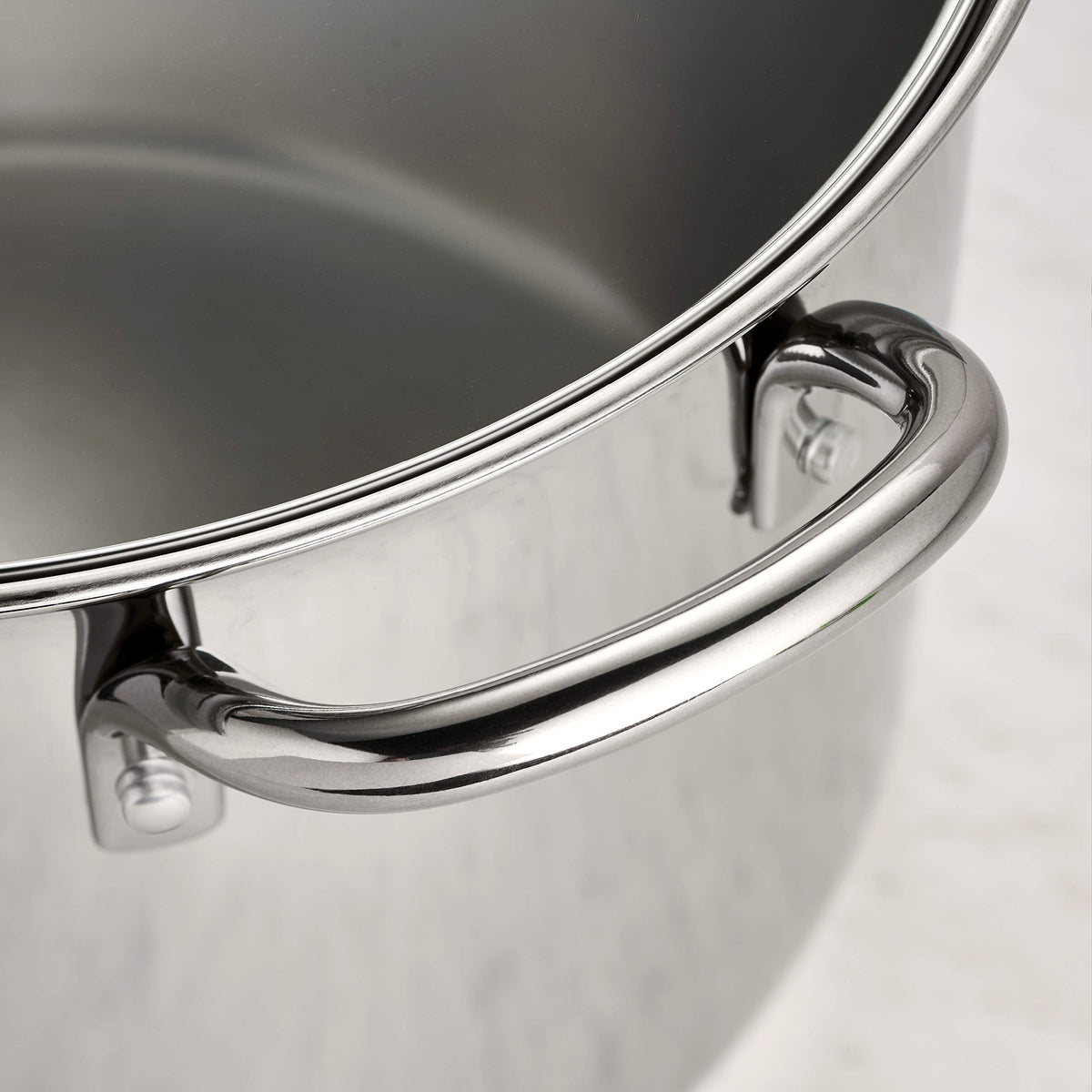 16-Quart Stainless Steel Stock Pot with Lid Y241986