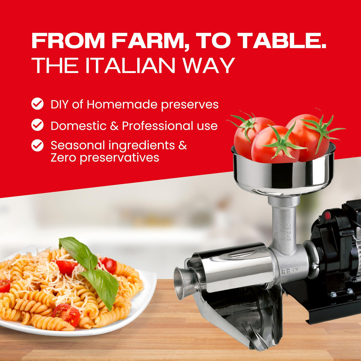 Electric Tomato Strainer 650W Y776