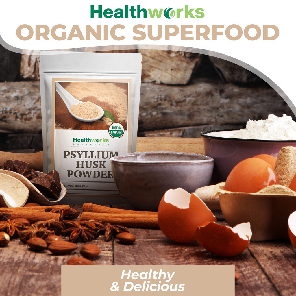 Organic Psyllium Husk Powder 2 lb T801