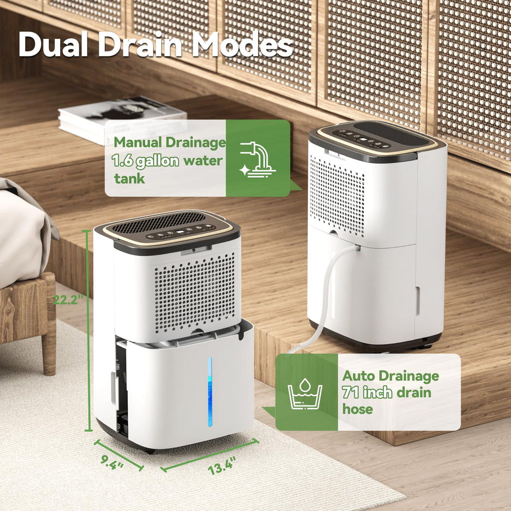 5000 Sq.Ft 50 Pint Dehumidifier with Drain Hose M92857