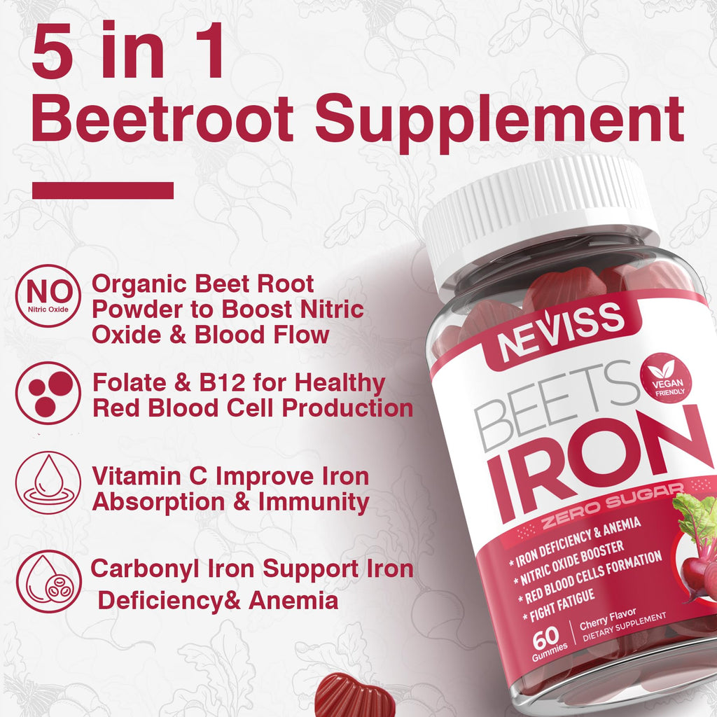 Beet Root Gummies with Iron K4127