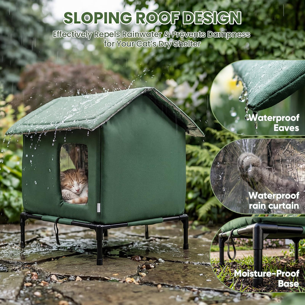 Weatherproof Insulated Cat Shelter V772206
