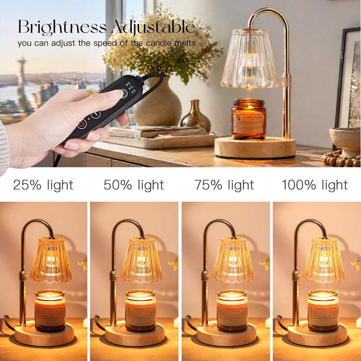 Candle Warmer Lamp with Timer N13814