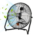 20 Inch 3 Speeds High Velocity Metal Floor Fan A37342