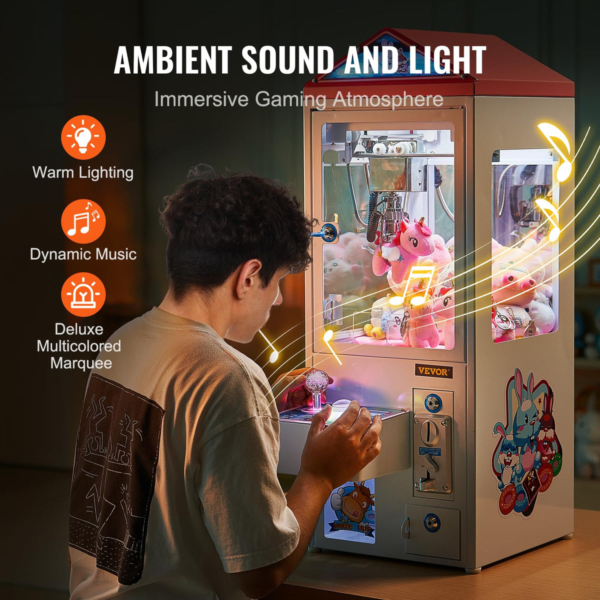 Claw Machine with Light and Sound X993