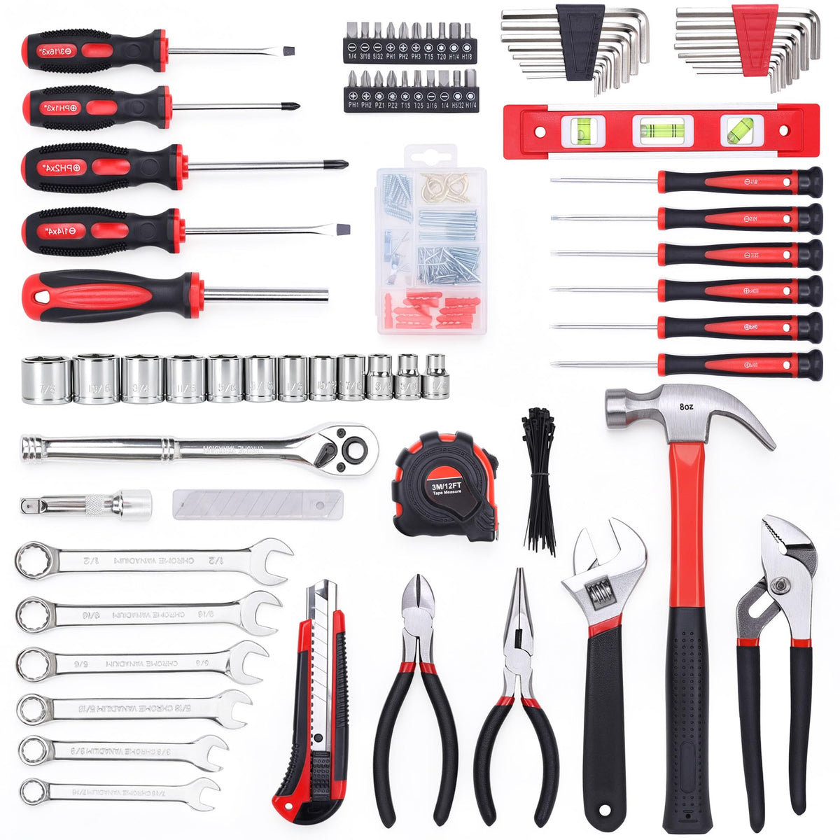 236-Piece Home Repairing Tool Set with Tool Bag Z821135