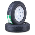 Trailer Tire Wheel ST205/75R15 8PR 5X4.5 White Spoke Pk2 X903