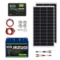 200W 12V Solar Panel Kit with 50Ah LiFePO4 Battery and 30A MPPT Charge Controller X5518