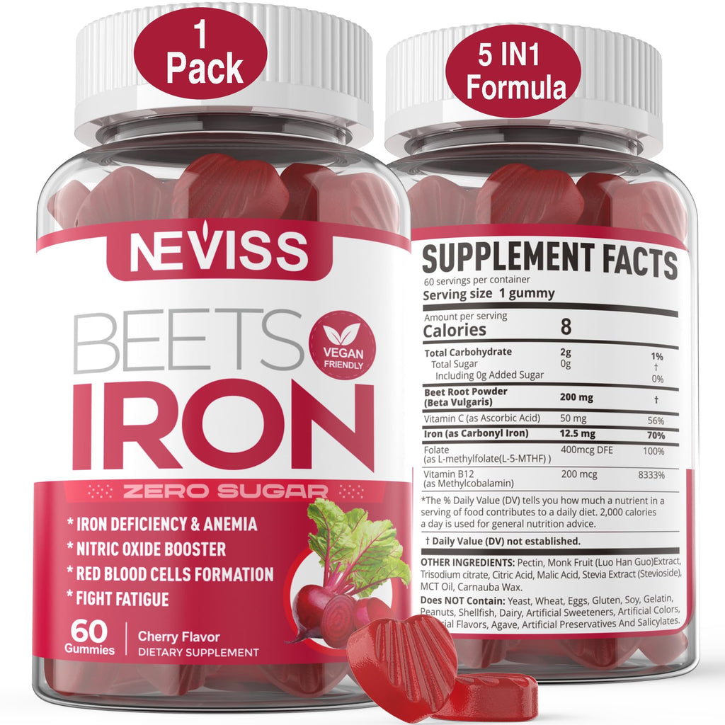 Beet Root Gummies with Iron K4127