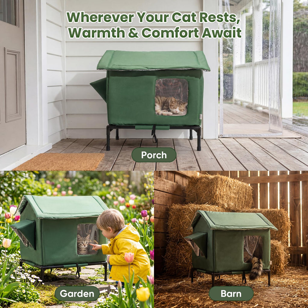 Weatherproof Insulated Cat Shelter V772206