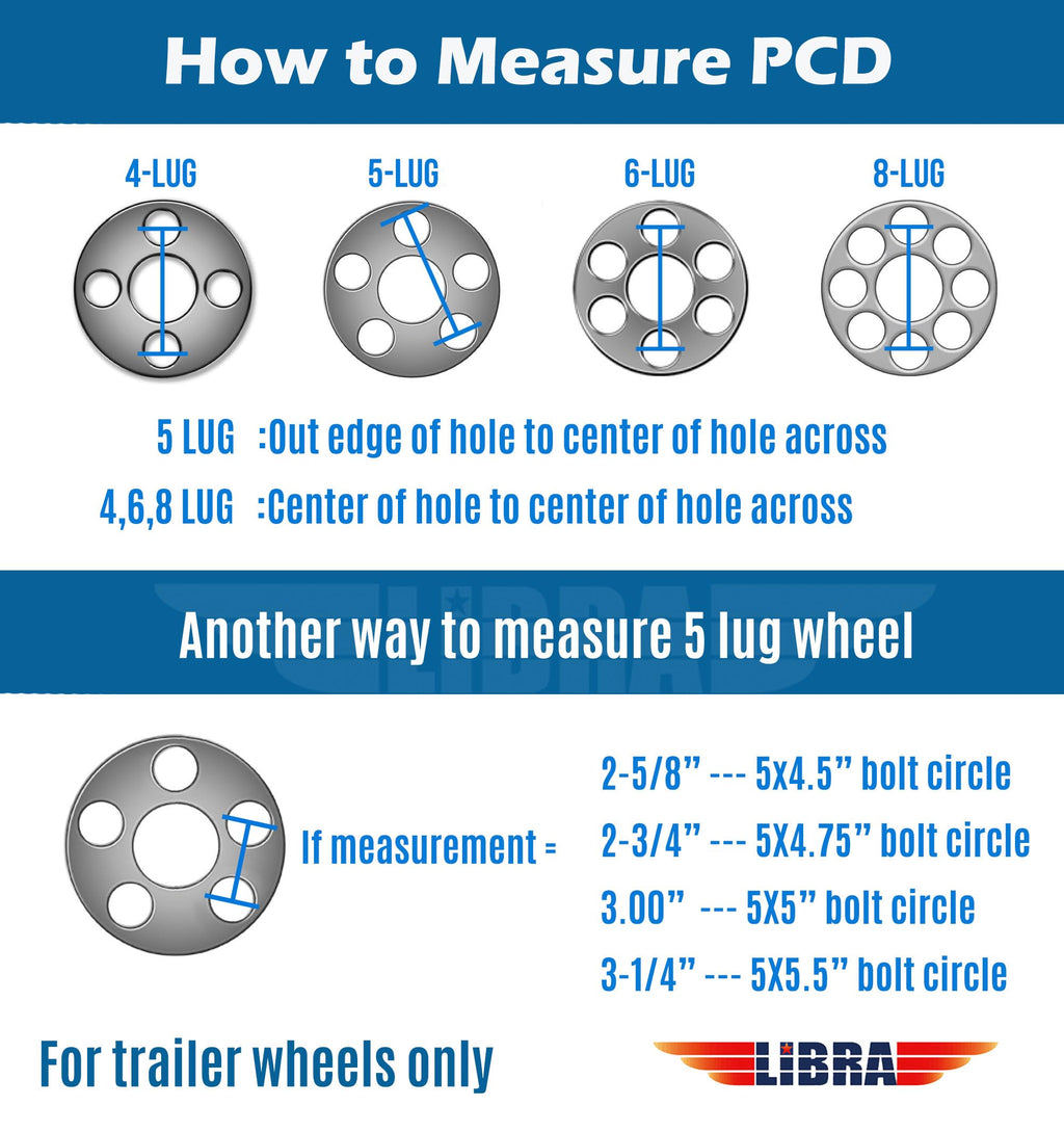 Trailer Tire Wheel ST205/75R15 8PR 5X4.5 White Spoke Pk2 X903