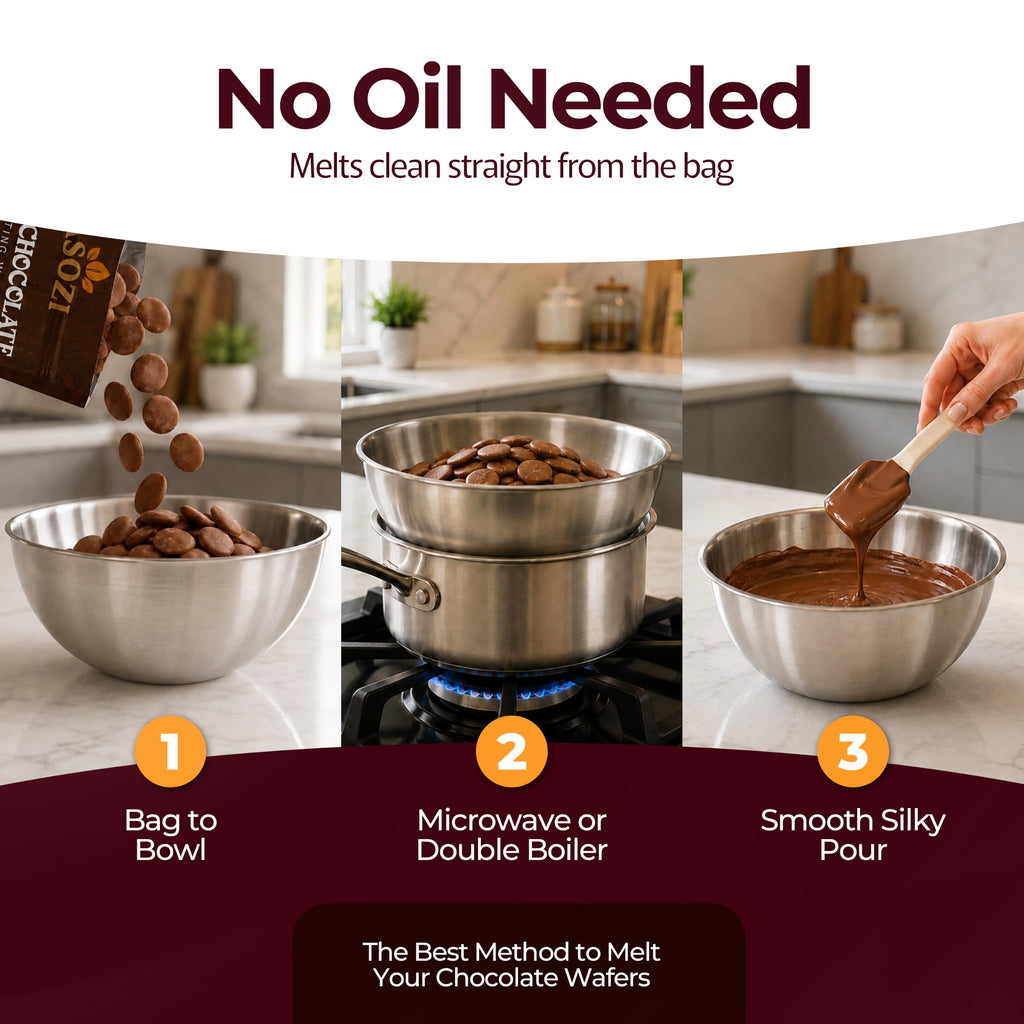 Milk Chocolate Melting Wafers 5lb H752814