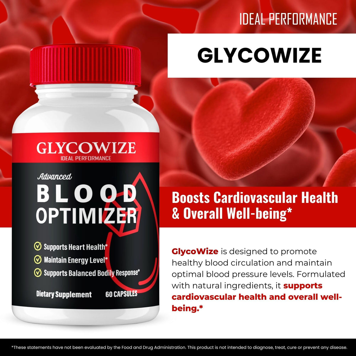 All Natural Blood Support Capsules 60 Capsules J837379