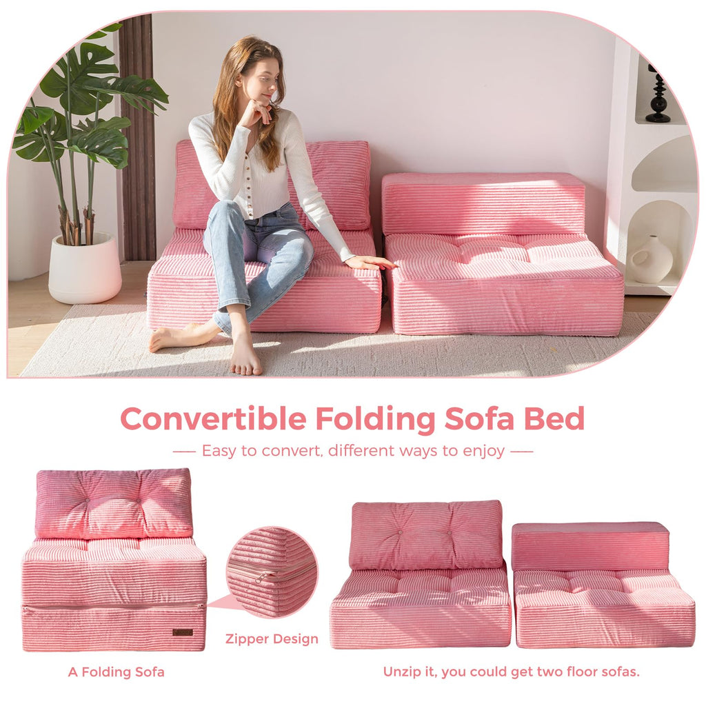 Folding Sofa Bed with Pillow B12440
