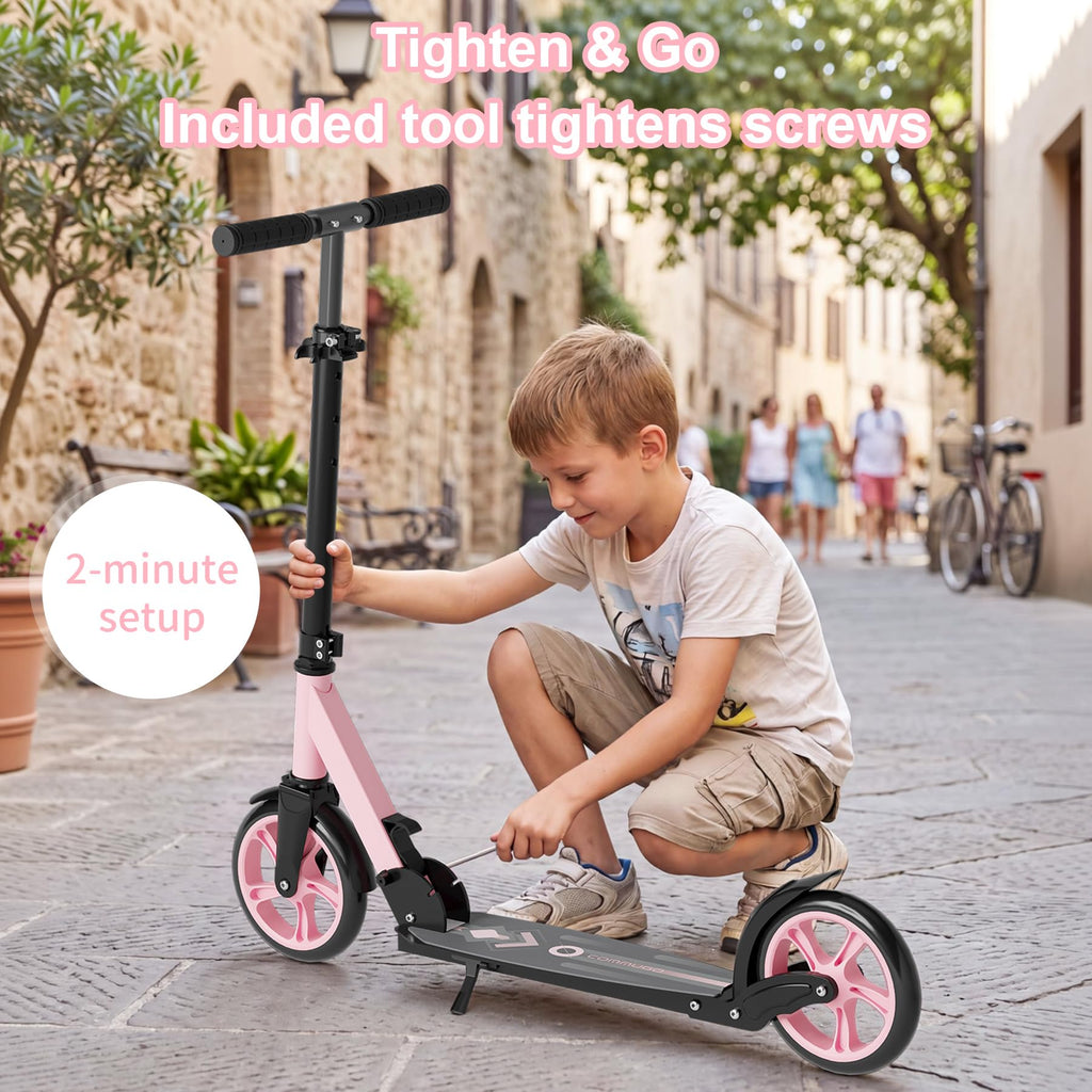 Lightweight Foldable Kick Scooter with Carry Strap B36764