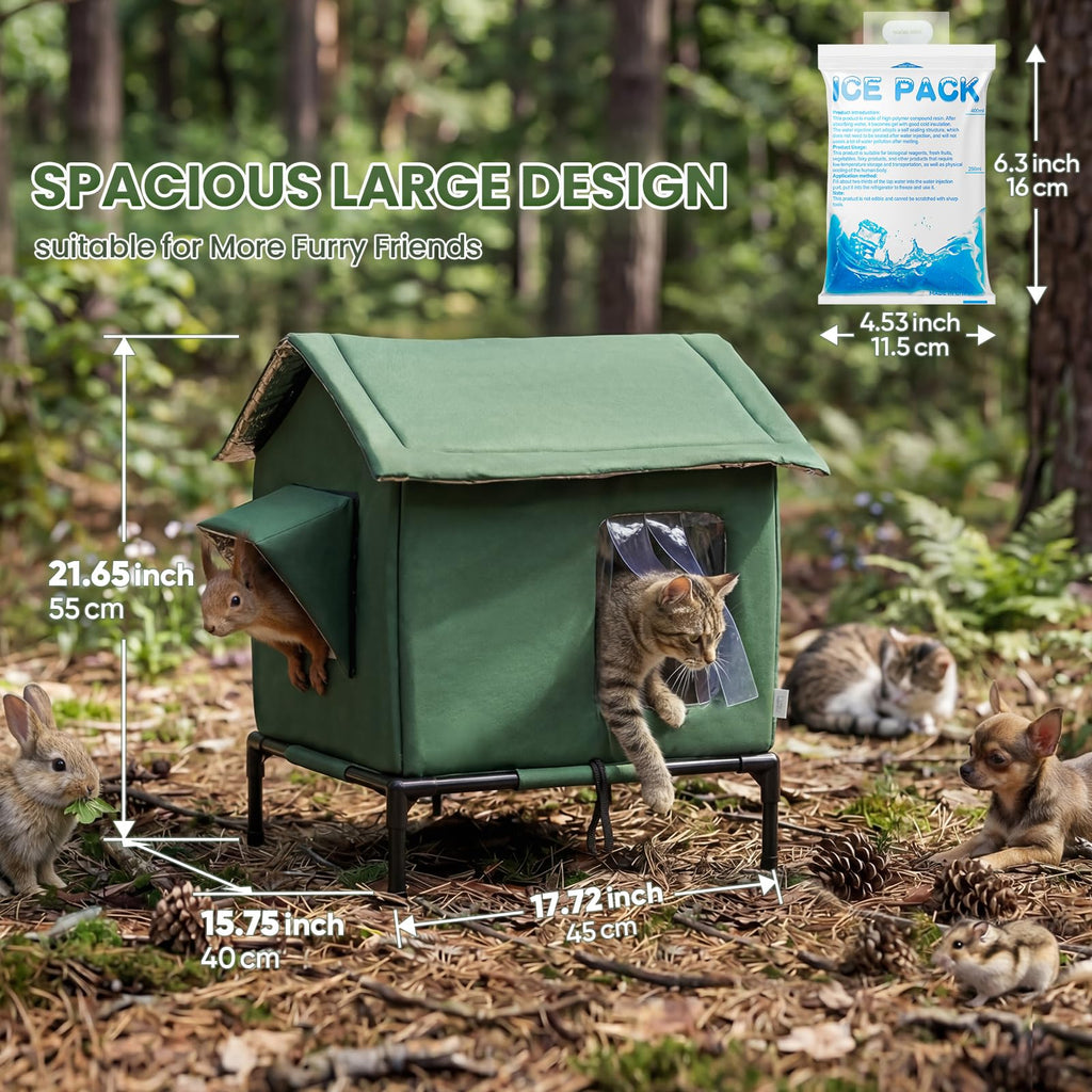 Weatherproof Insulated Cat Shelter V772206