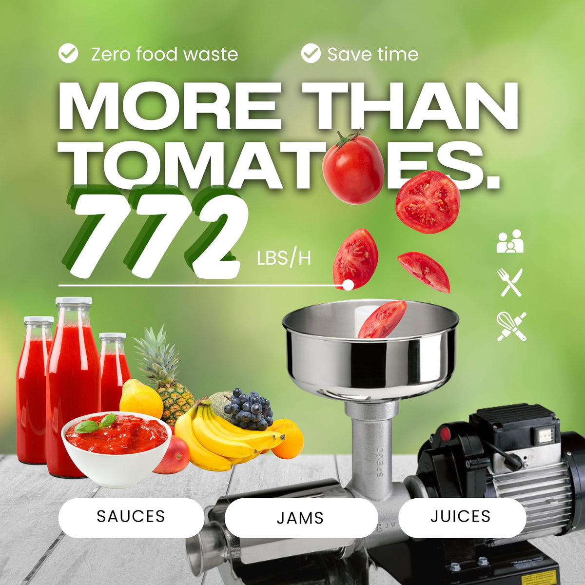 Electric Tomato Strainer 650W Y776