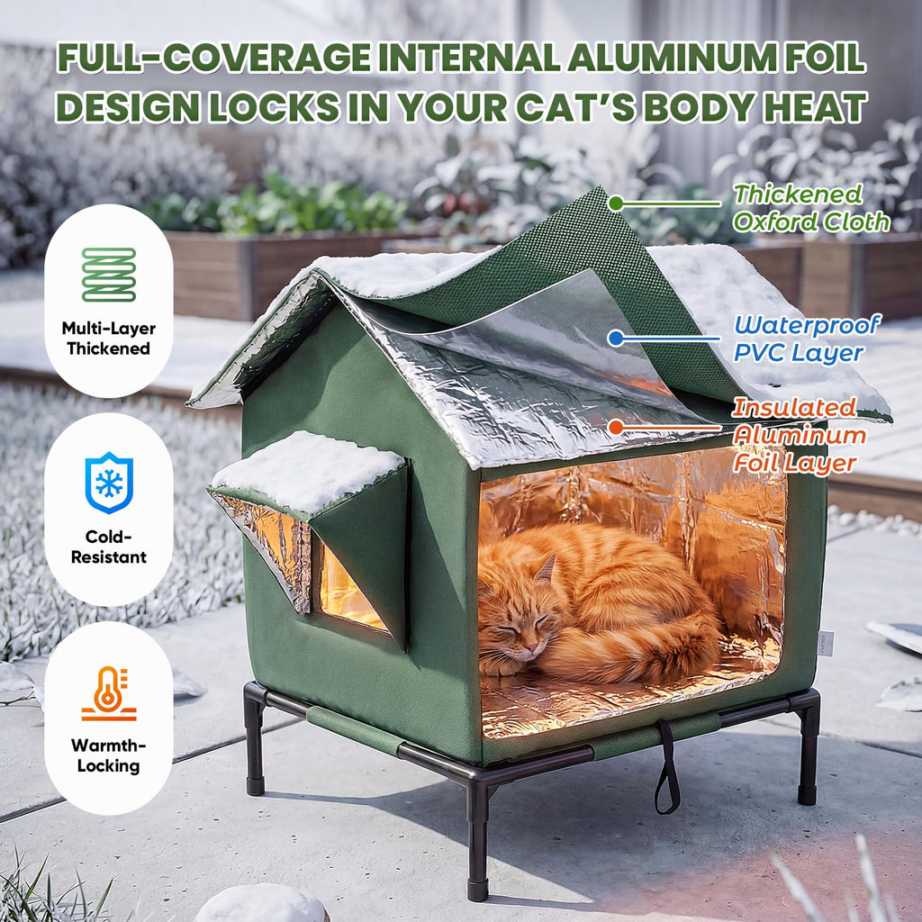 Weatherproof Insulated Cat Shelter V772206